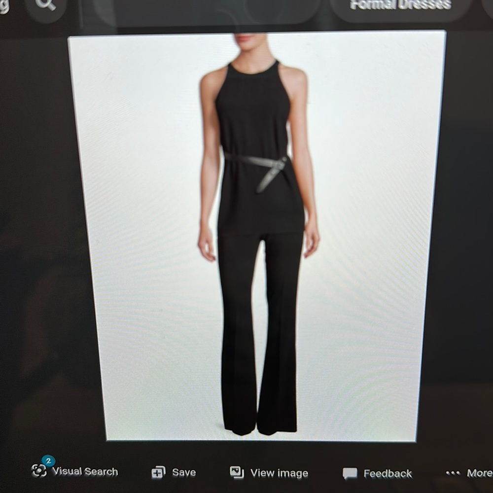 NWT Theory Yvetta Top with Leather Straps - Picture 14 of 16